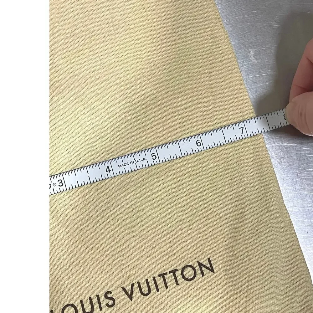 Louis Vuitton 7.75x14 (Beige) 100% AUTHENTIC SHOE Dust Bag